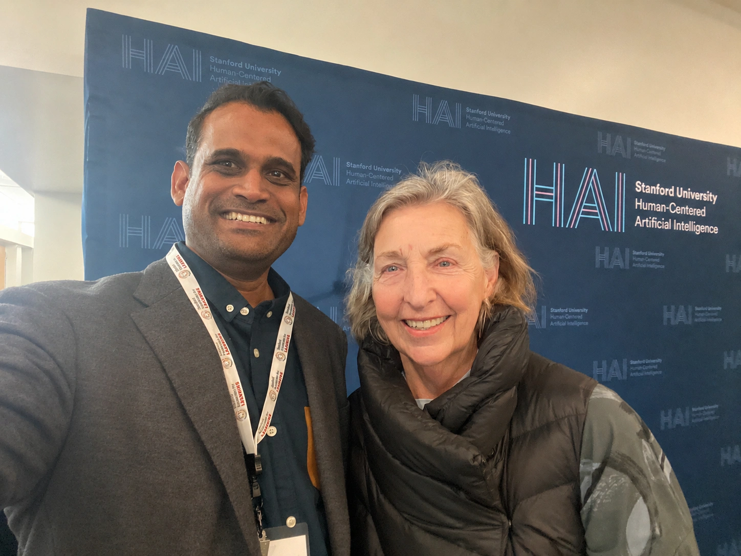 JR Yeruva at Stanford University Human-Centered AI (HAI)